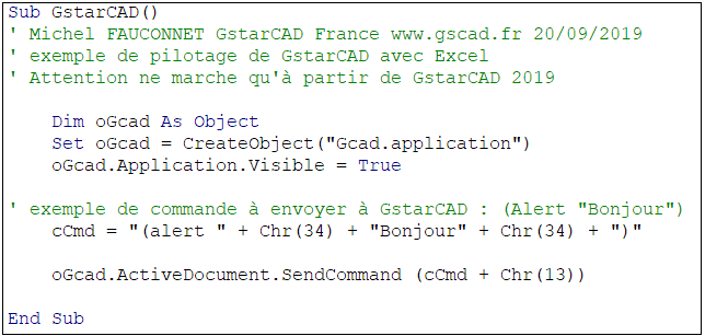 Code Excel